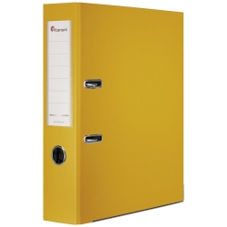 A4, 75 mm, kolor żółty, Titanum segregator dźwigniowy
